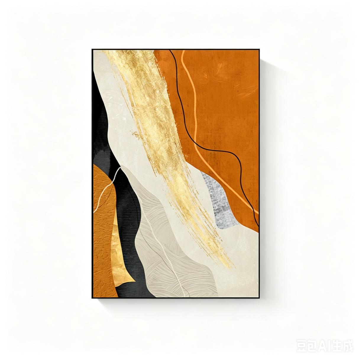 Modern Abstract Wall Art Living Room Sofa Background Wall