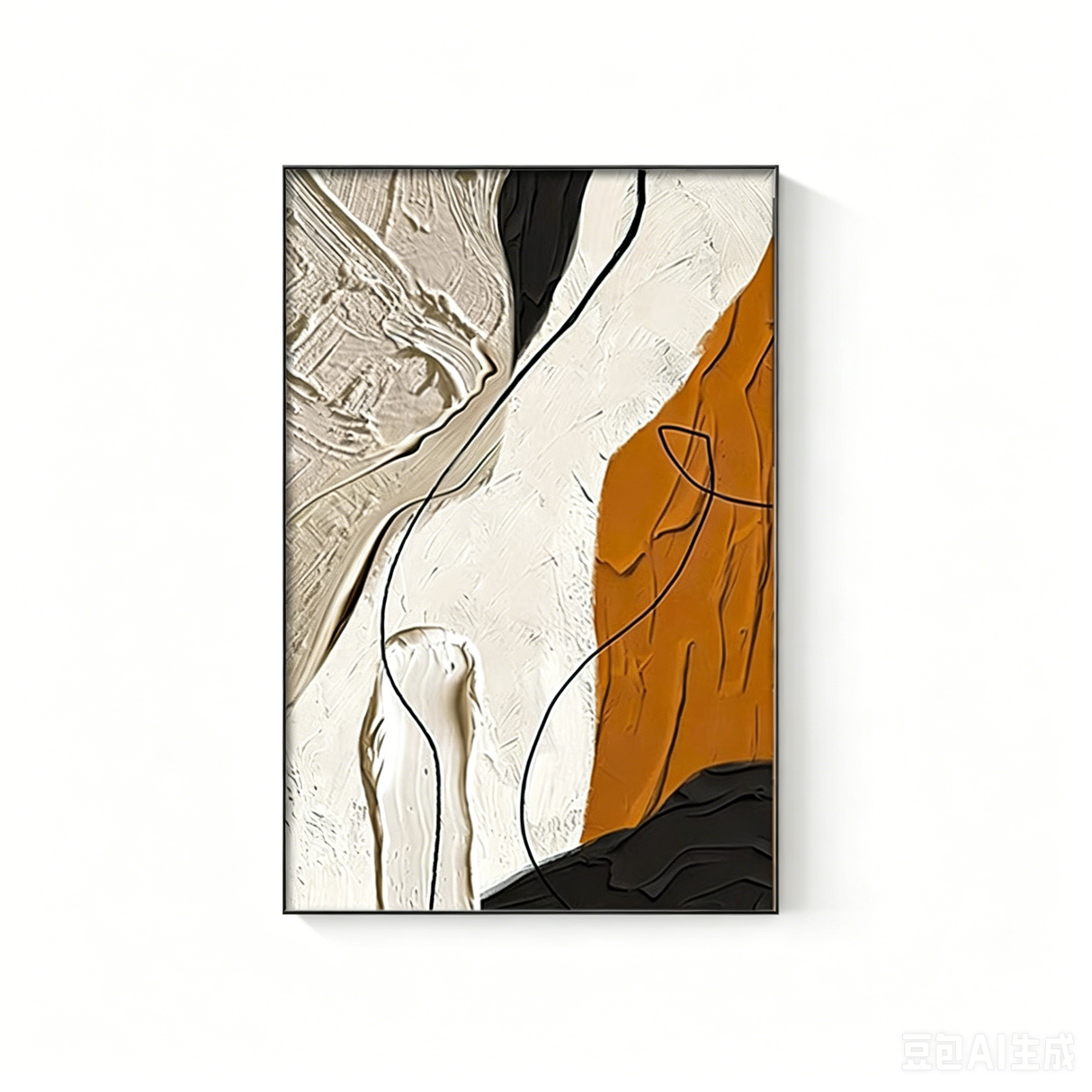 Modern Abstract Wall Art Living Room Sofa Background Wall
