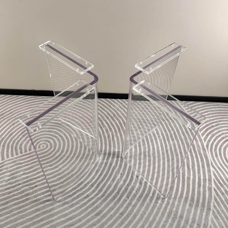 Acrylic Table Legs V-Shape ATL-004