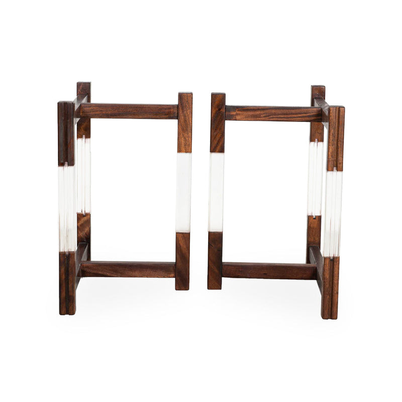 Acrylic Modern Wood Table Legs WTL-005