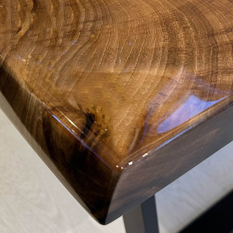 Custom Black Walnut Epoxy Resin River Table Black Resin BRT-72