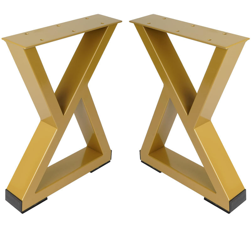 Gold Metal Table Legs Z Shape L013