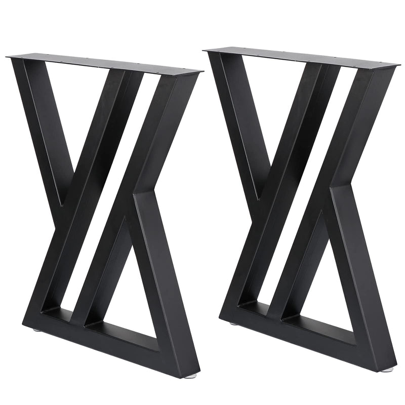 Black Metal Table Legs V-Shape L009