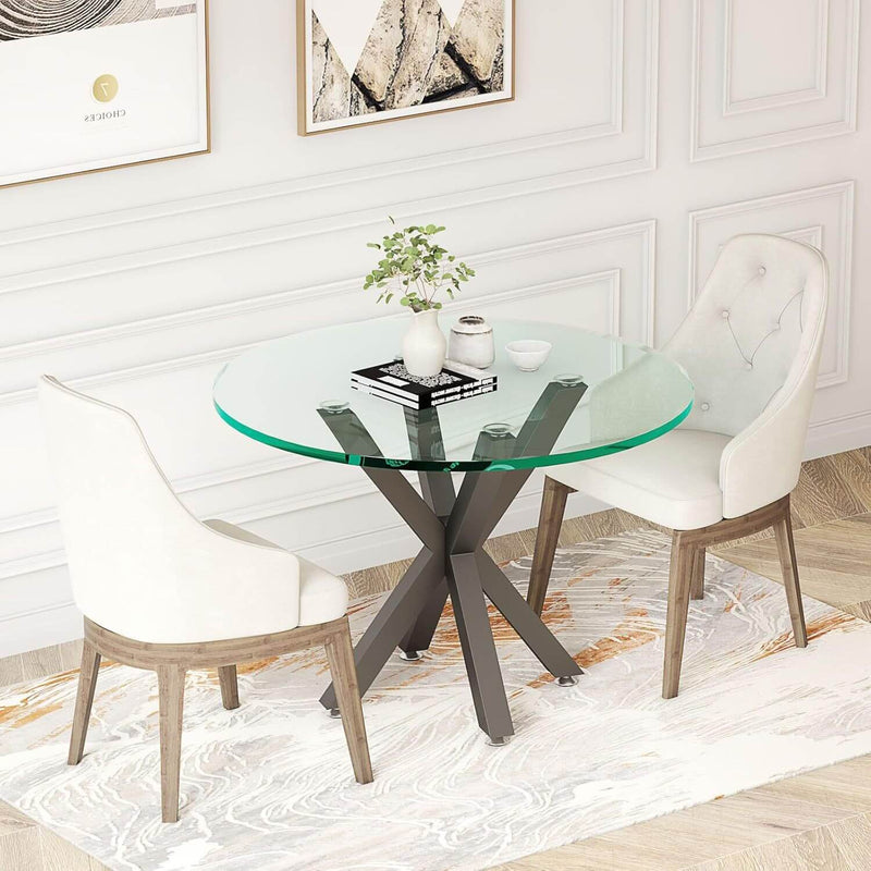 Black Metal Table Legs X-Shape for Coffee Table L004