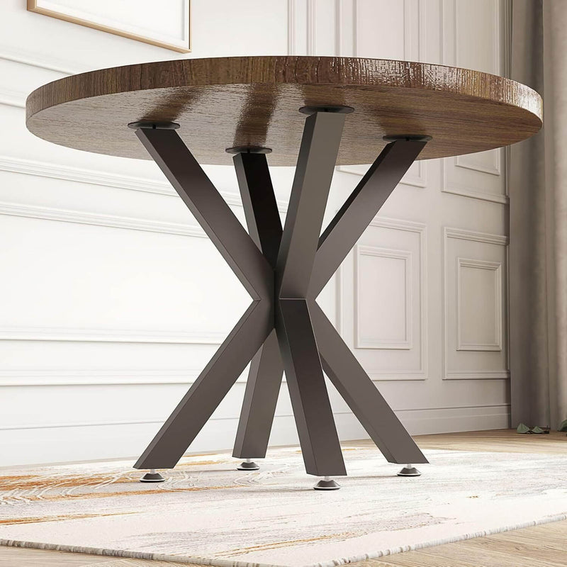 Black Metal Table Legs X-Shape for Coffee Table L004