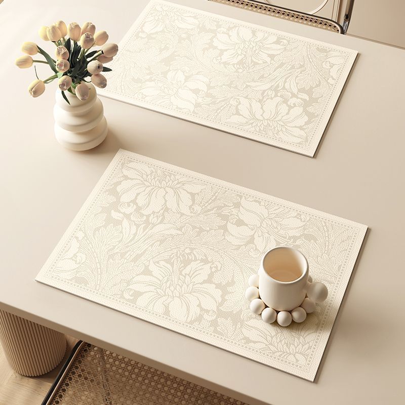 American Style Leather Placemat Heat-resistant Waterproof Oil-proof Placemat