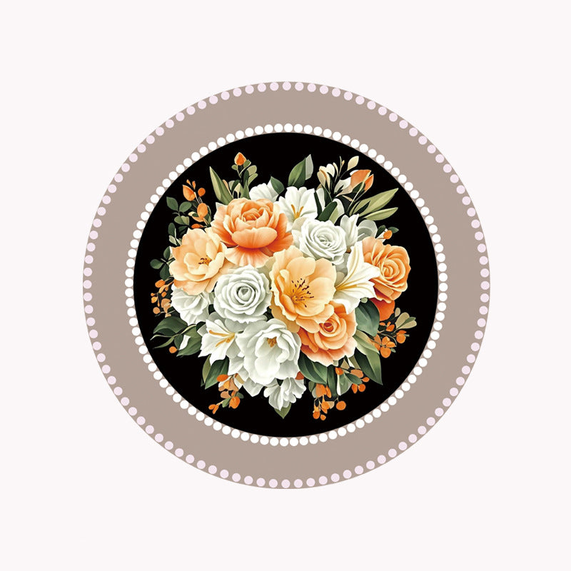 Flower Coffee Coasters Heat-insulating Quick-drying Coffee Cup Mat