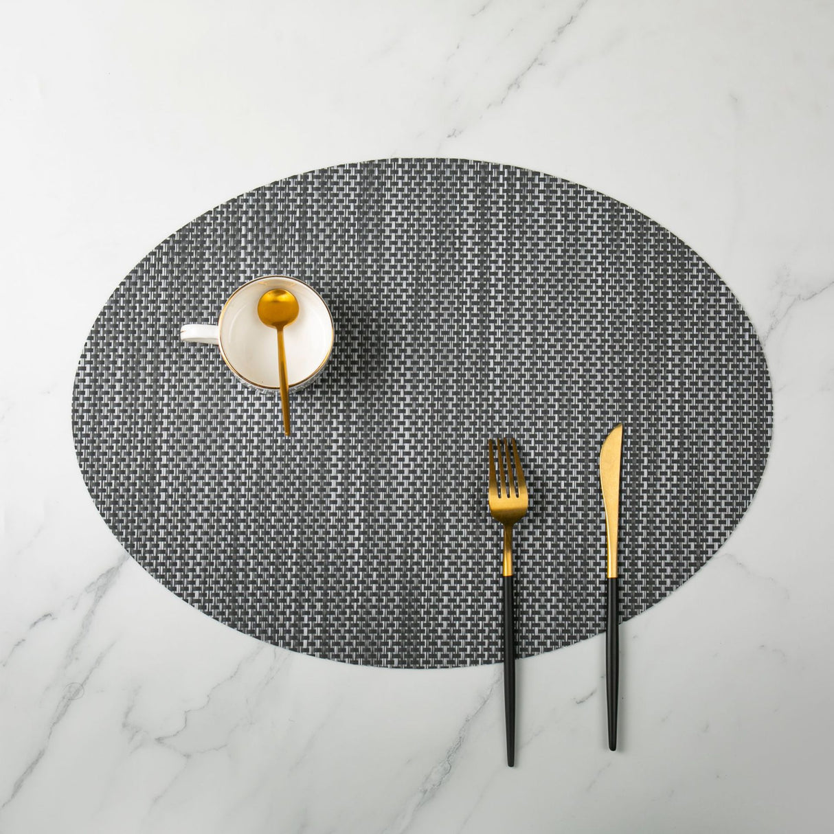 PE Placemats Teslin PE Placemats Round Placemats Heat-insulating Placemats
