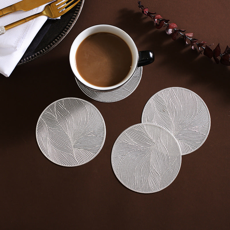 Nordic Style Kaleidoscopic Flowers Premium Coasters Coffee Coasters