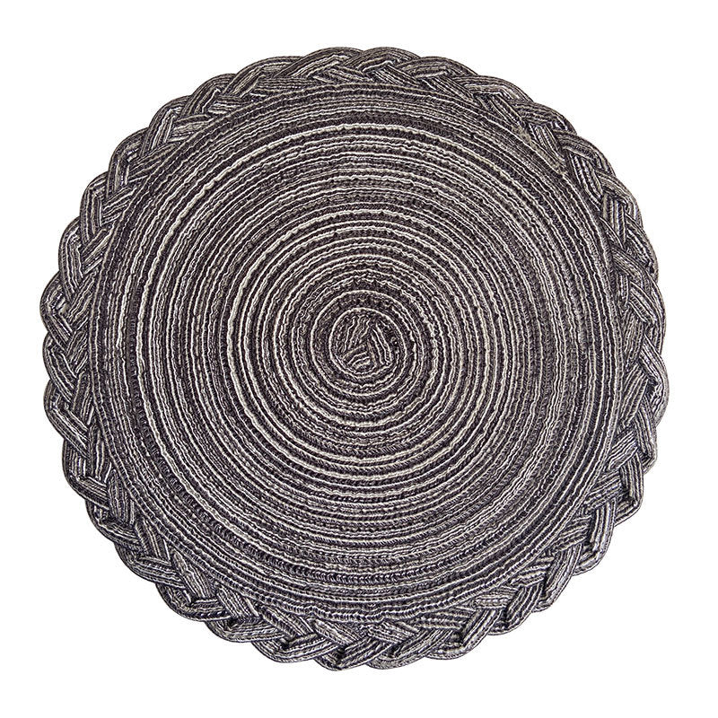 Faux Cotton Yarn Placemats, cable knit, Heat-insulating Mats Coasters