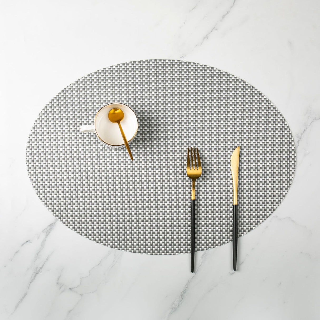 PE Placemats Teslin PE Placemats Round Placemats Heat-insulating Placemats