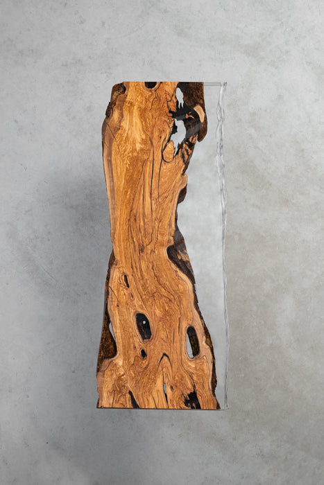 Custom Olive Epoxy River Live Edge Conference Table ORT-01