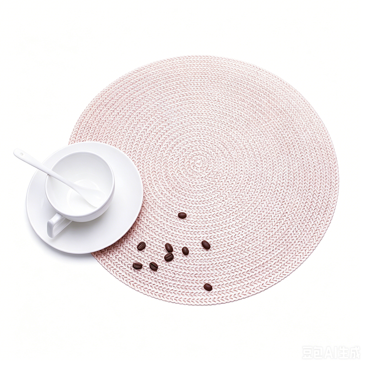 Creative Round PVC Leaf Placemats Waterproof Oil-proof Heat-insulating Placemats