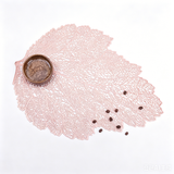 Creative Round PVC Leaf Placemats Waterproof Oil-proof Heat-insulating Placemats