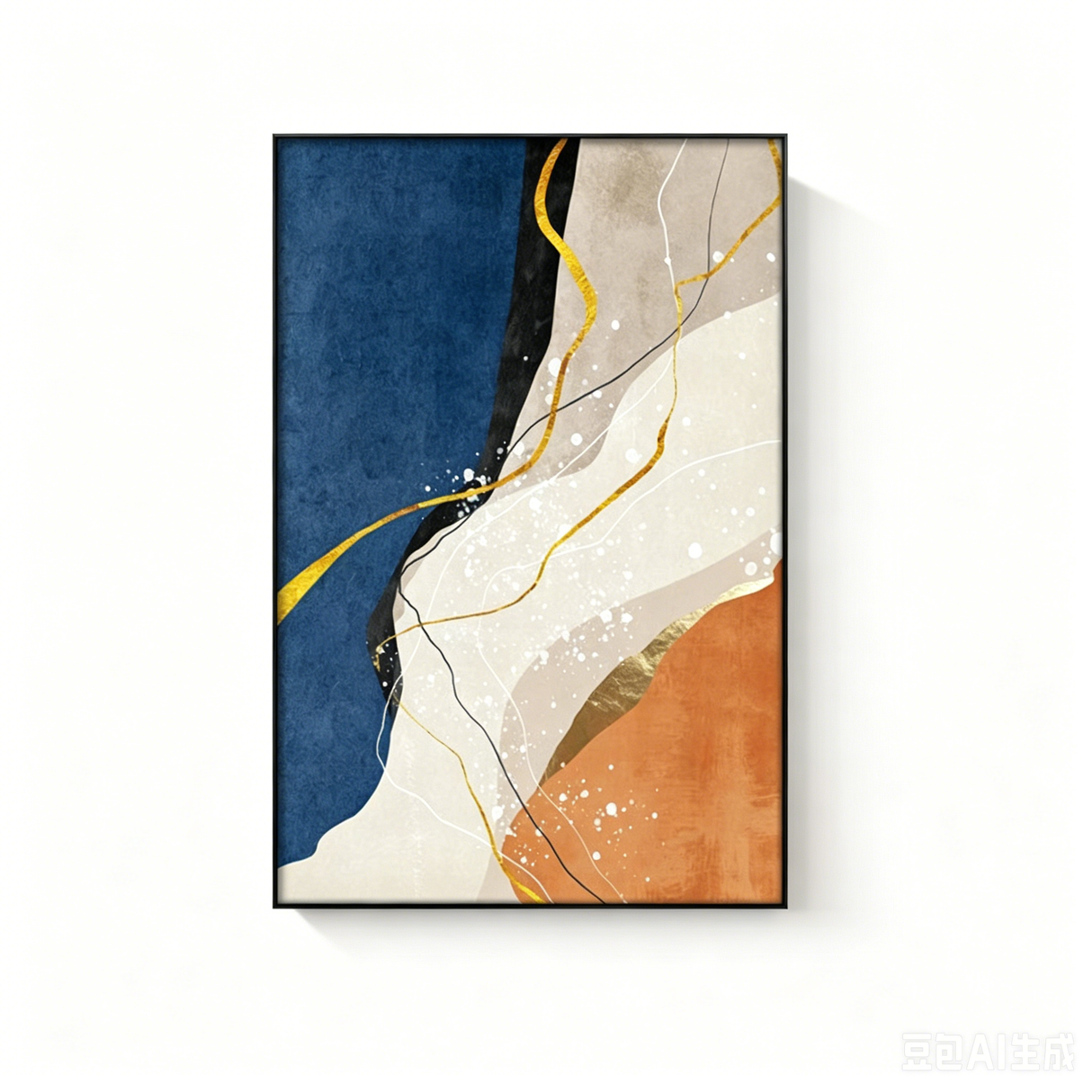 Modern Abstract Wall Art Living Room Sofa Background Wall