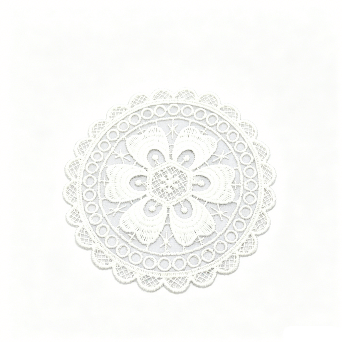 Mesh  Coffee Coaster Placemats  Embroidered Pastoral Coaster Coffee Table Mats