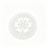 Mesh  Coffee Coaster Placemats  Embroidered Pastoral Coaster Coffee Table Mats