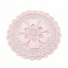 Mesh  Coffee Coaster Placemats  Embroidered Pastoral Coaster Coffee Table Mats