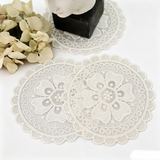 Mesh  Coffee Coaster Placemats  Embroidered Pastoral Coaster Coffee Table Mats