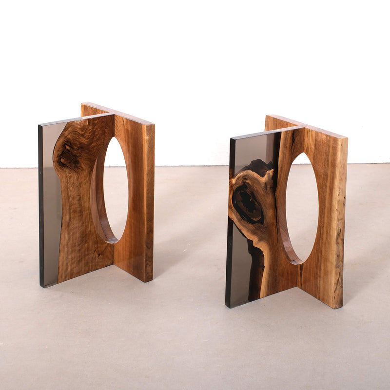 Acrylic Wood Table Legs T-Shape WTL-006