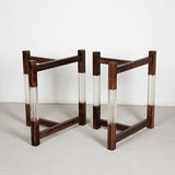 Acrylic Modern Wood Table Legs  WTL-005