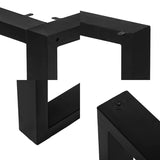Black Metal Table Legs Steel Table Legs L001