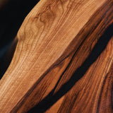 Custom Black Walnut Epoxy Resin Round Coffee Table Black Resin CRT-69