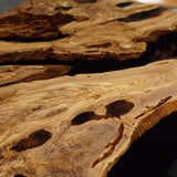 Custom Olive Epoxy Resin River Table Black Resin ORT-37