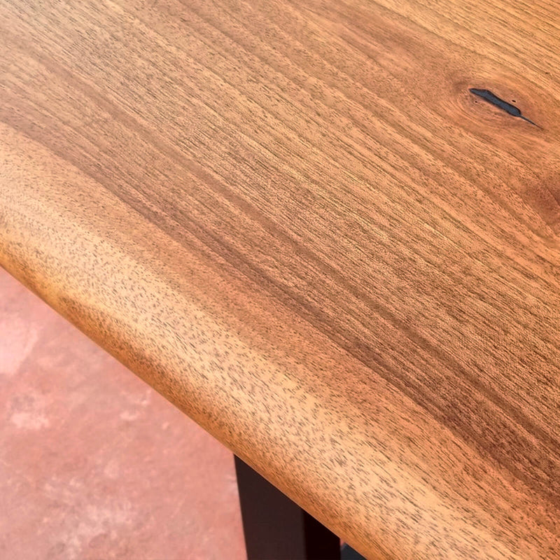 Custom Walnut Epoxy Resin River Table Black Resin WRT-11