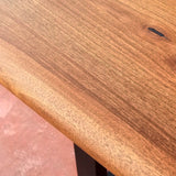 Custom Walnut Epoxy Resin River Table Black Resin WRT-11