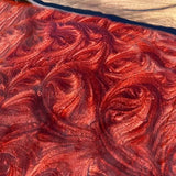 Custom Walnut Wood Epoxy Resin River Table Red Resin WRT-54