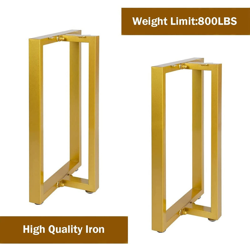 Metal Tables Legs Gold Steel Table Legs T-Shape L003