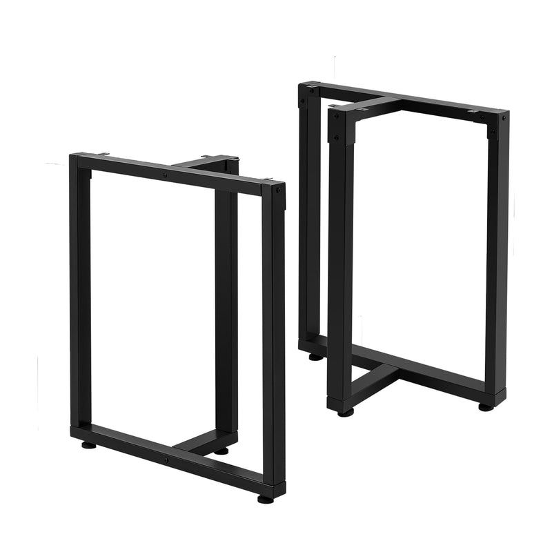 Black Steel Metal Table Legs T-Shape L002
