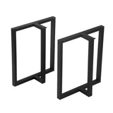 Black Steel Metal Table Legs T-Shape L002