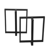 Black Steel Metal Table Legs T-Shape L002
