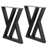 Black Metal Table Legs V-Shape L009