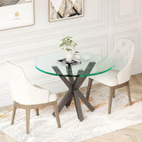 Black Metal Table Legs X-Shape for Coffee Table L004