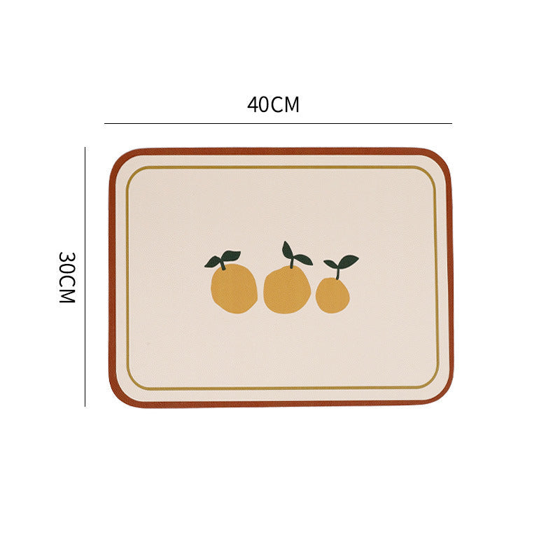 Leather Placemat Oil-proof Waterproof American-style Luxury Placemat