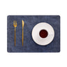 Leather Placemat Textured Fabric Waterproof Oil-proof Nordic Style Heat-insulating Mat