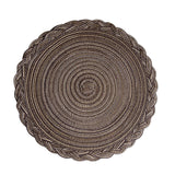 Faux Cotton Yarn Placemats, cable knit, Heat-insulating Mats Coasters