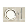 PVC Woven Placemats European Striped and Checkered Patterns