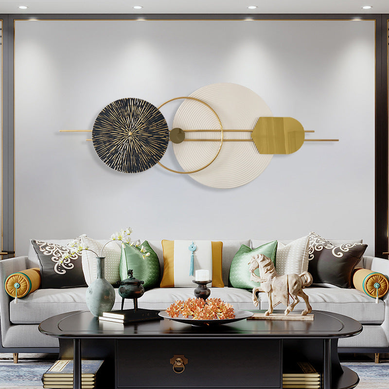 Light Luxury Metal 3D Wall Decoration Background Wall Modern Wall Hanging Ornaments