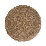 Faux Cotton Yarn Placemats, cable knit, Heat-insulating Mats Coasters