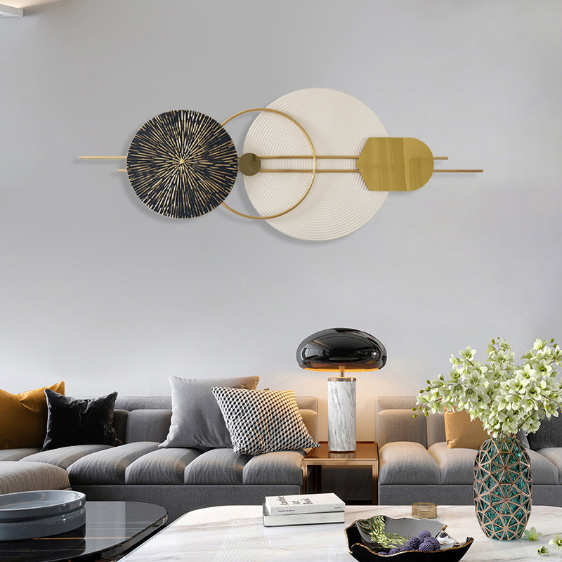Light Luxury Metal 3D Wall Decoration Background Wall Modern Wall Hanging Ornaments