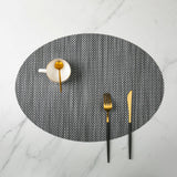 PE Placemats Teslin PE Placemats Round Placemats Heat-insulating Placemats