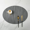 PE Placemats Teslin PE Placemats Round Placemats Heat-insulating Placemats