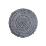 Nordic Style Faux Cotton Yarn Round Ramie Woven Coaster heat-insulating Plate mat Placemats