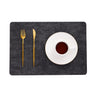 Leather Placemat Textured Fabric Waterproof Oil-proof Nordic Style Heat-insulating Mat