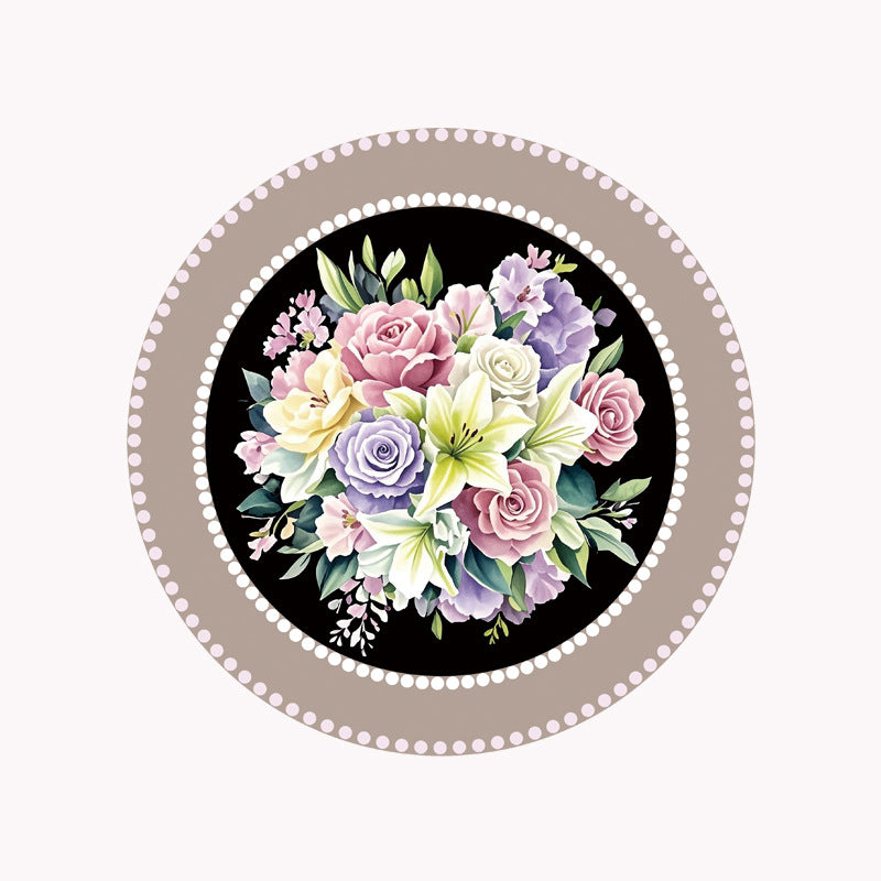 Flower Coffee Coasters Heat-insulating Quick-drying Coffee Cup Mat