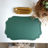 Leather Placemats Retro Style European Creative Mats Nordic Waterproof Oil-proof Western Placemats